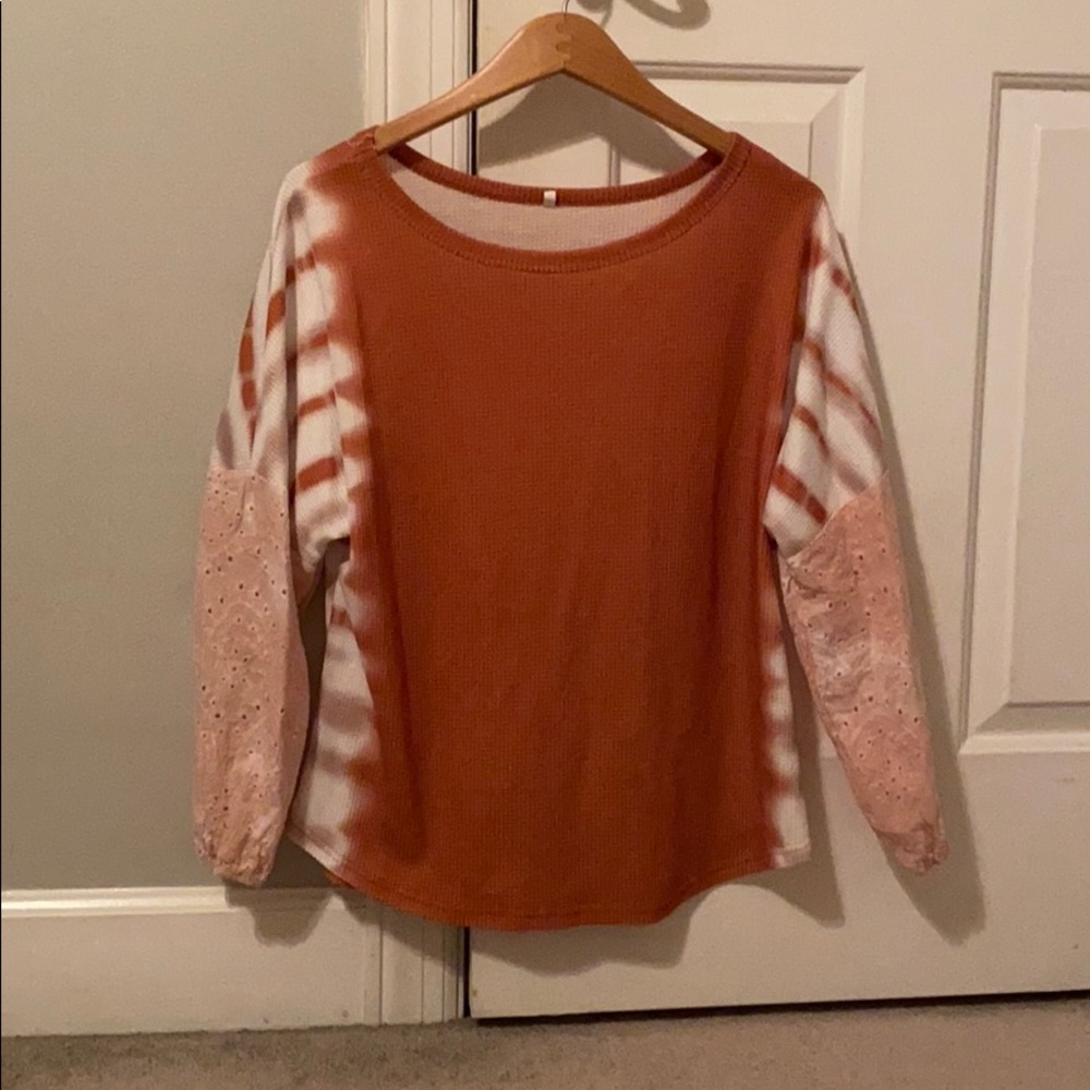 cute shirt with flared sleeves
